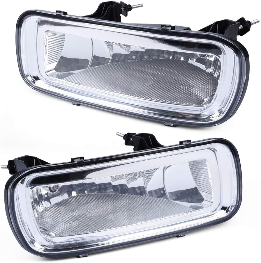 1Pair Front Bumper Fog Lights Clear Lens Pack of 2 U93177