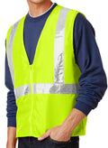 High Visibility Safety Work Vest, Safety Yellow, Small/Medium V907