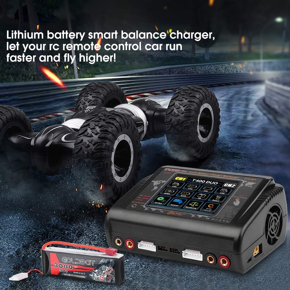 200W AC 400W DC 12A Touch Screen RC Battery Charger Discharger S949