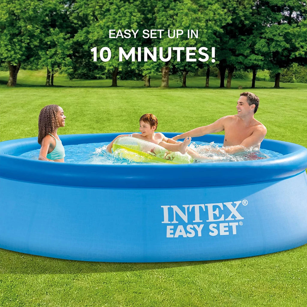 12ft x 30in Inflatable Swimming Pool with Filter Pump C53754
