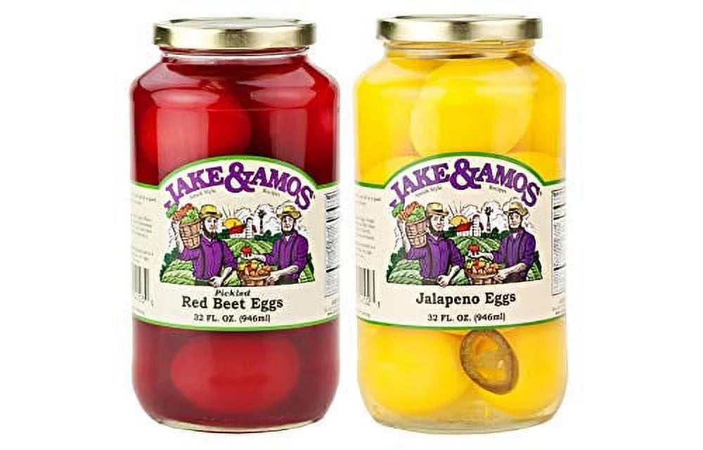 Red Beet & Jalapeno Pickled Eggs 2-Pack 34 oz Y646