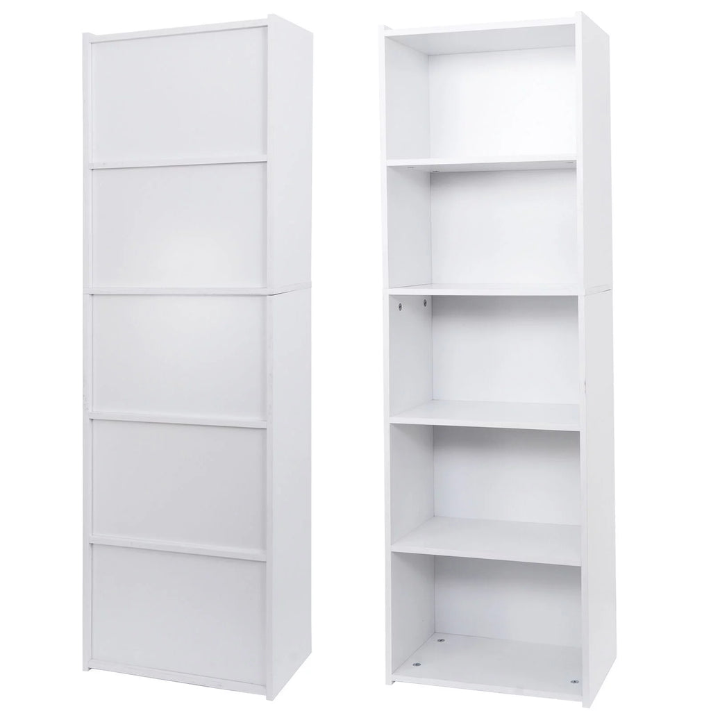 5 Tier Bookcase Bookshelf Storage Organizer Q9068