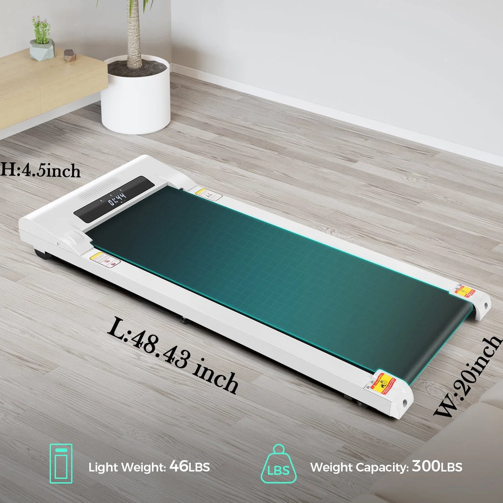 Walking Pad Treadmill 2.5HP Electric Jogging Running Machine with LED Display H224627