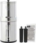 Gravity-Fed Water Filter with 2 Black Berkey Purification Elements W182
