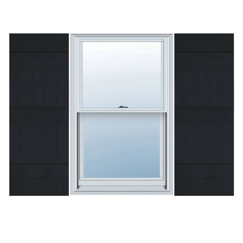 Black Board-n-Batten Shutters N161970