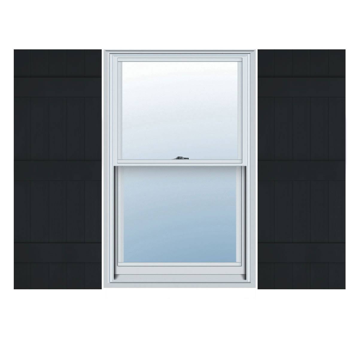 Black Board-n-Batten Shutters N161970