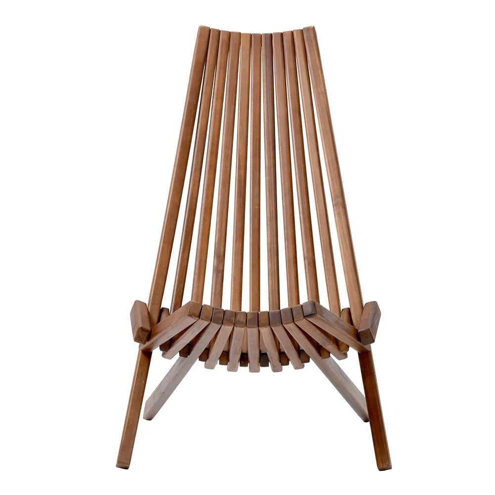 Folding Low Profile Acacia Wood Outdoor Chair B2210