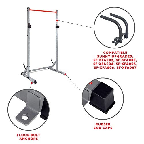 Multifunctional Strength Training Home Gym with Squat Stand, Power Rack Cage, Adjustable Incline Bench T13594