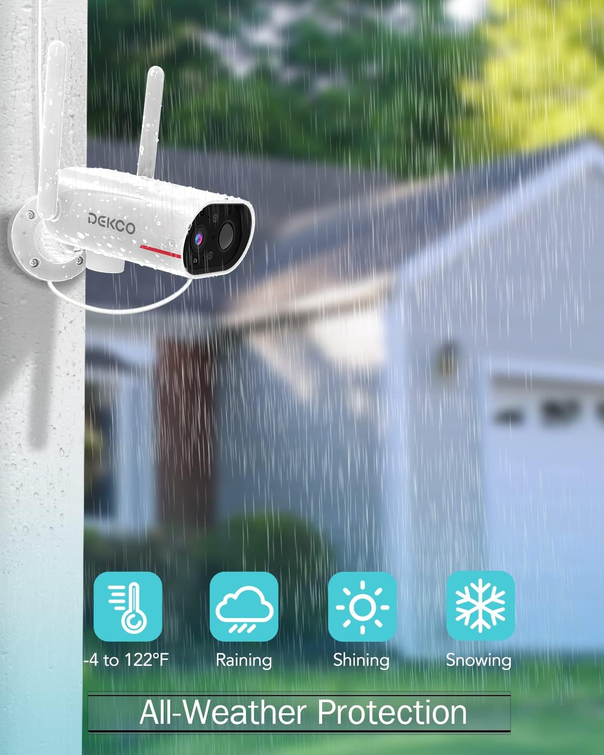 Wireless Outdoor Solar Security Camera with Night Vision W32081