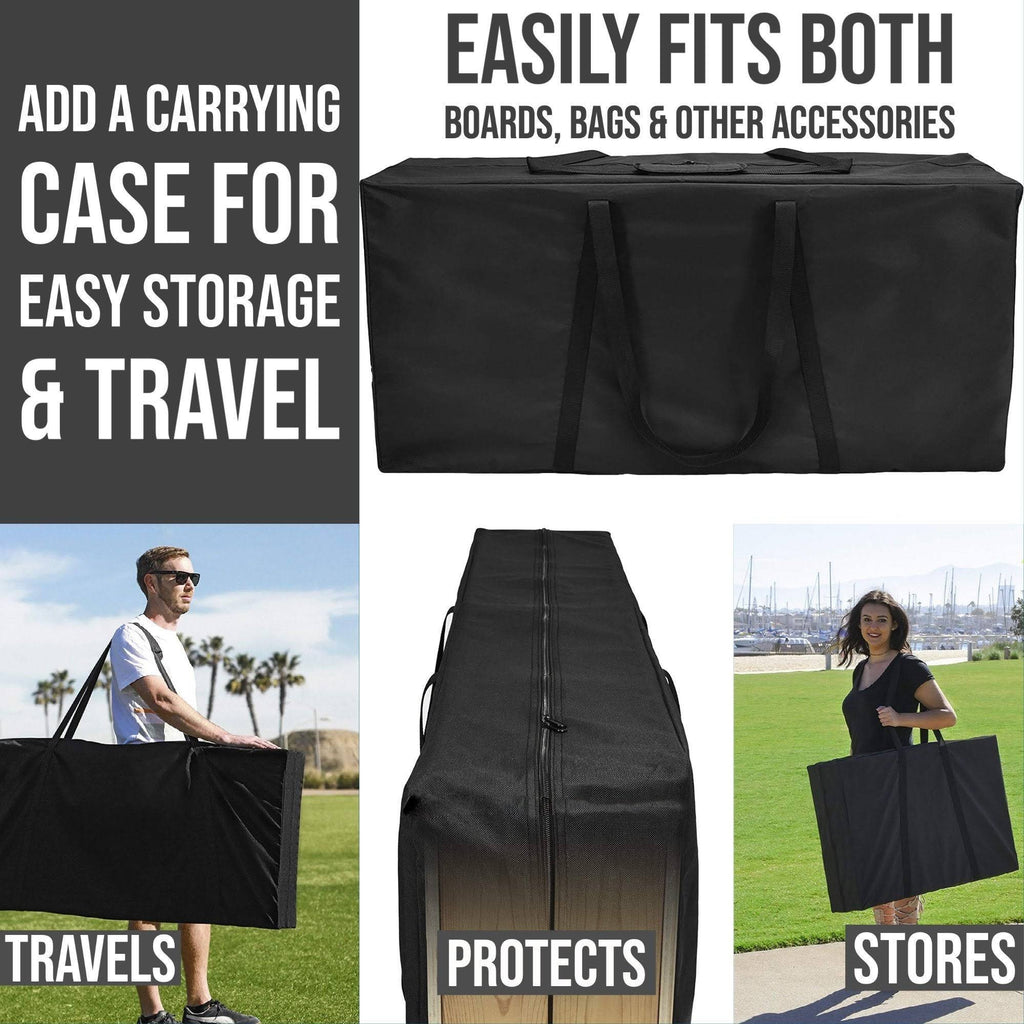 Black Marble Cornhole Set 2x3 Boards O12793