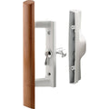 White Diecast Sliding Door Handle Set X578810