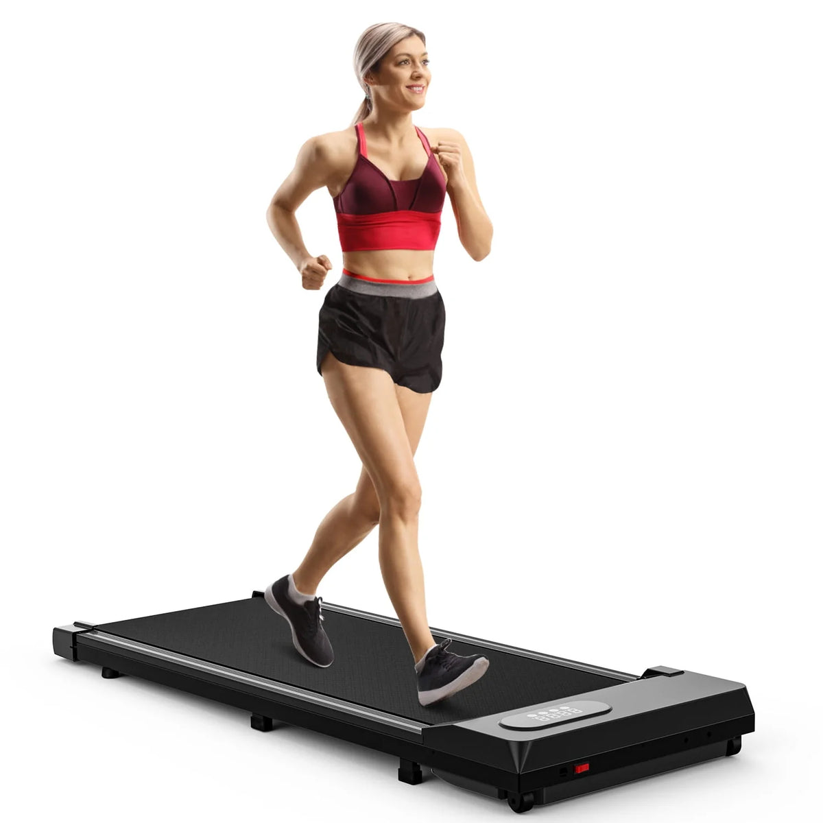 2 in 1 Under Desk Treadmill with Remote Control and LCD Display D534974