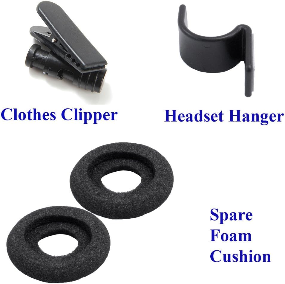 Noise Cancelling Binaural Headset with Quick Disconnect Cord Y377