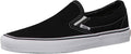 Classic Slip-On Sneakers (Black, 10 Women/8.5 Men) B3977