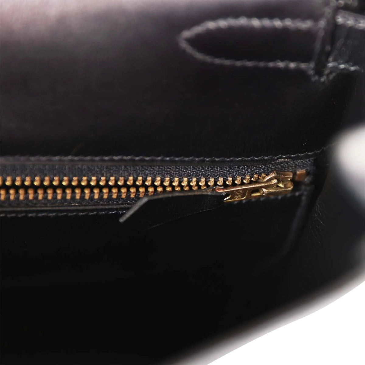 Black Leather Handbag C5596