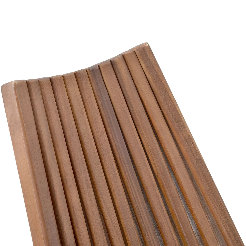 Folding Low Profile Acacia Wood Outdoor Chair B2210