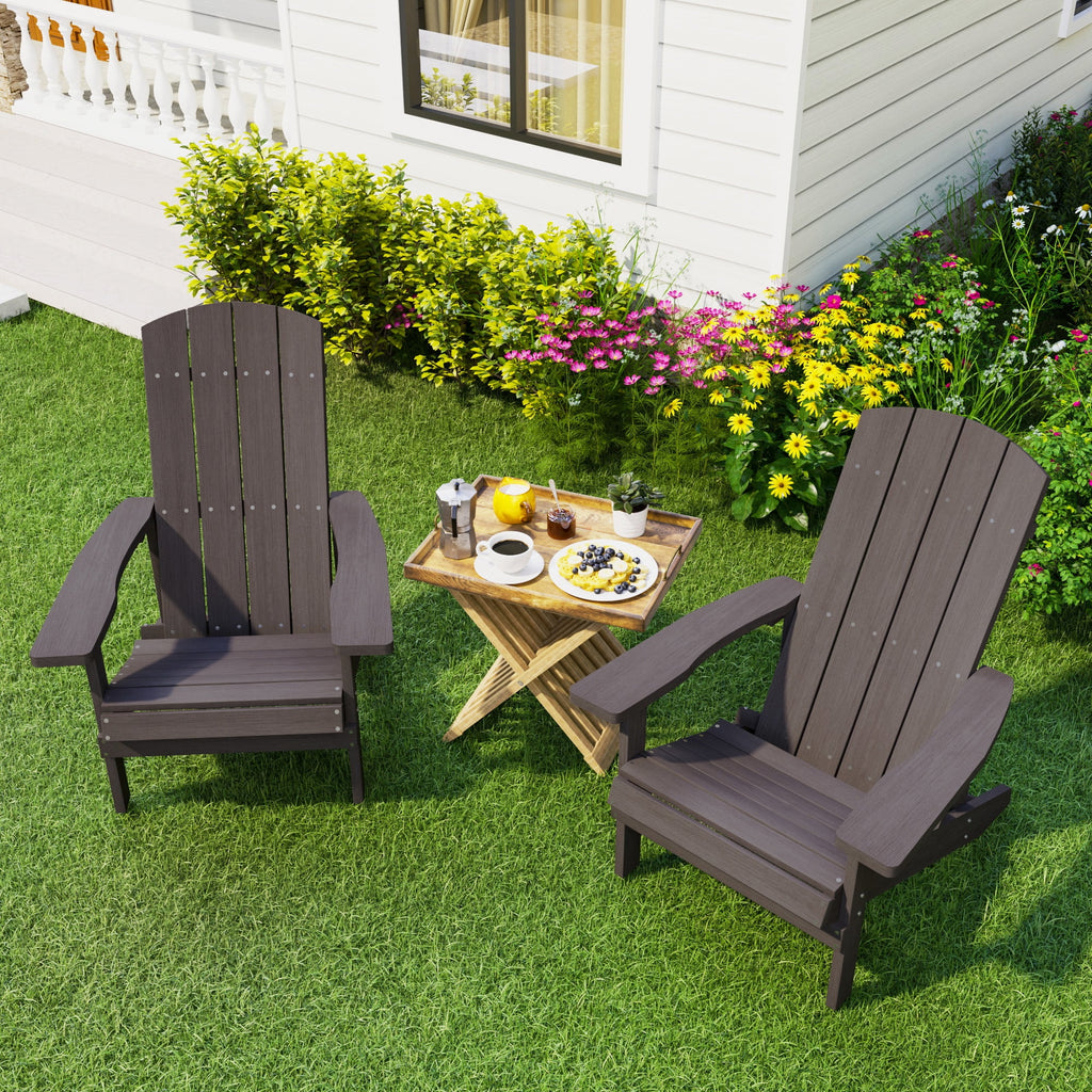2 Pcs Weather Resistant HIPS Adirondack Chair P2024