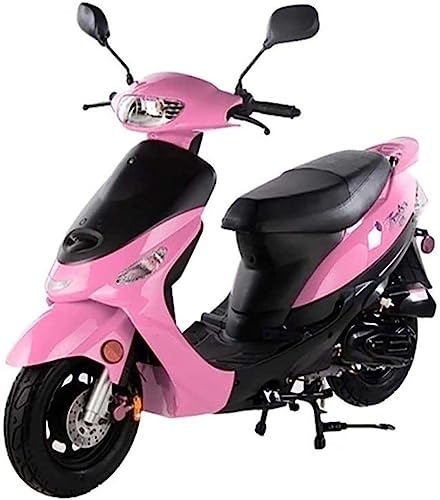 49cc/50cc Gas Scooter Moped with Rear Storage Trunk (Black) H52856