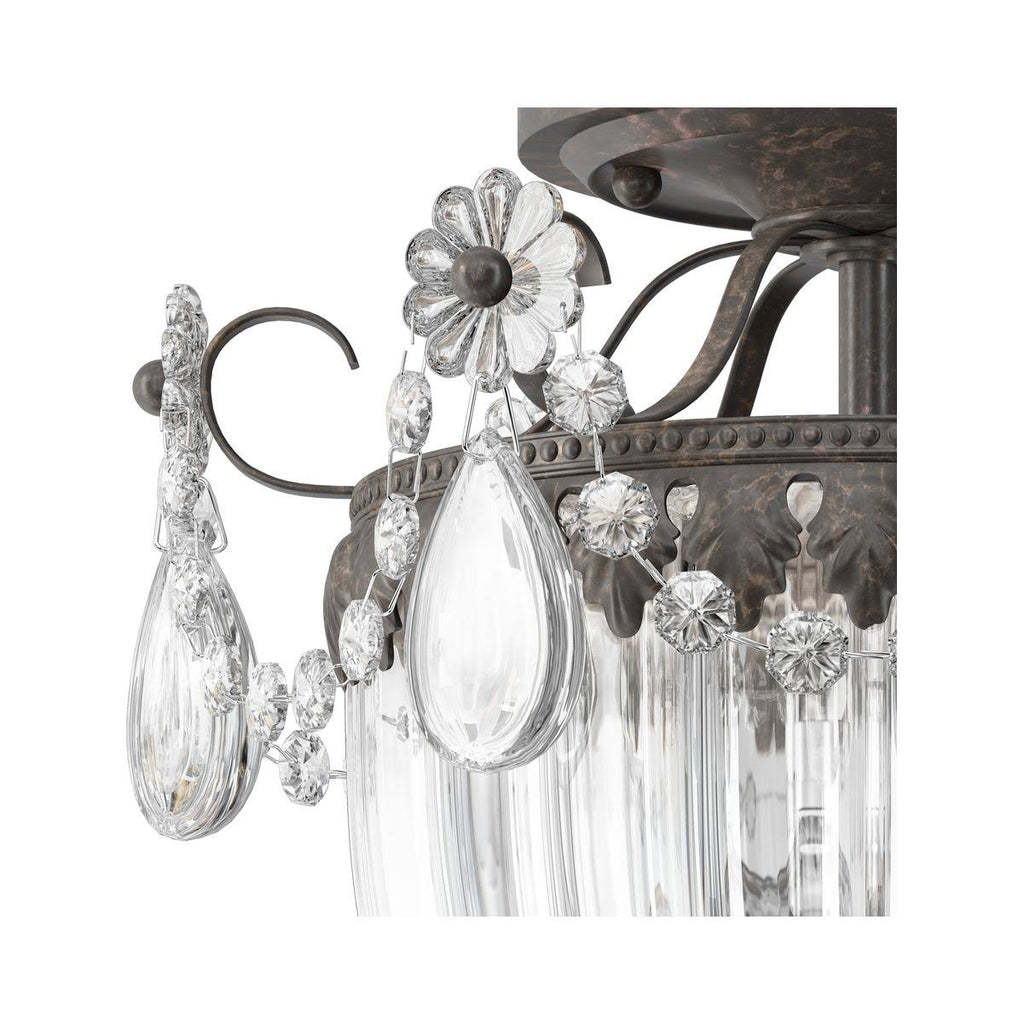 3-Light Semi Flush Mount F969