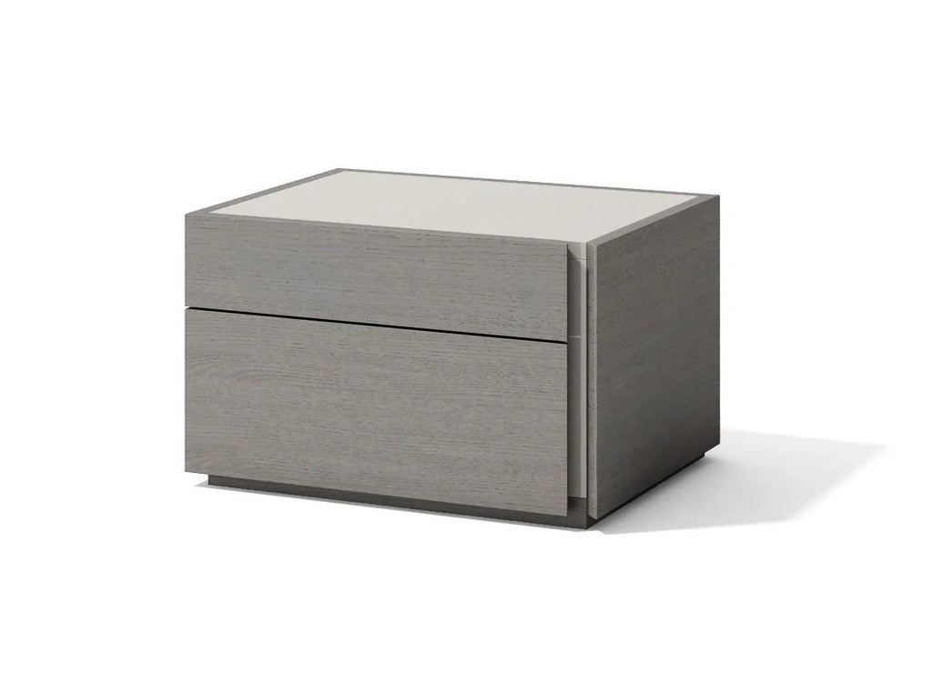 King Bedroom Set 3Pcs Grey Finish K998