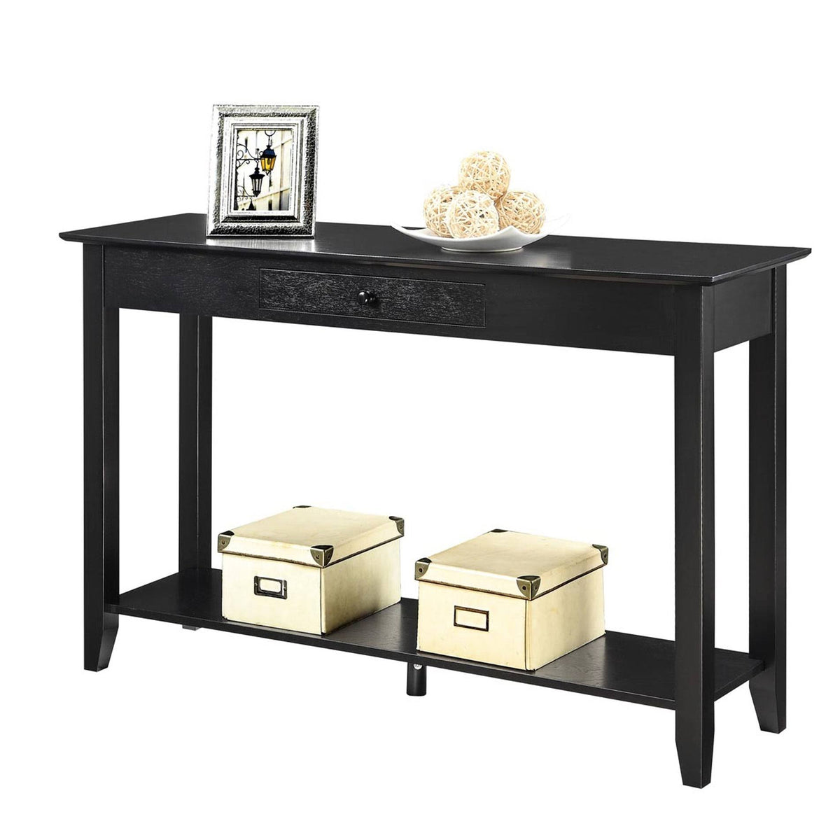 Espresso Single-Drawer Console Table M635209