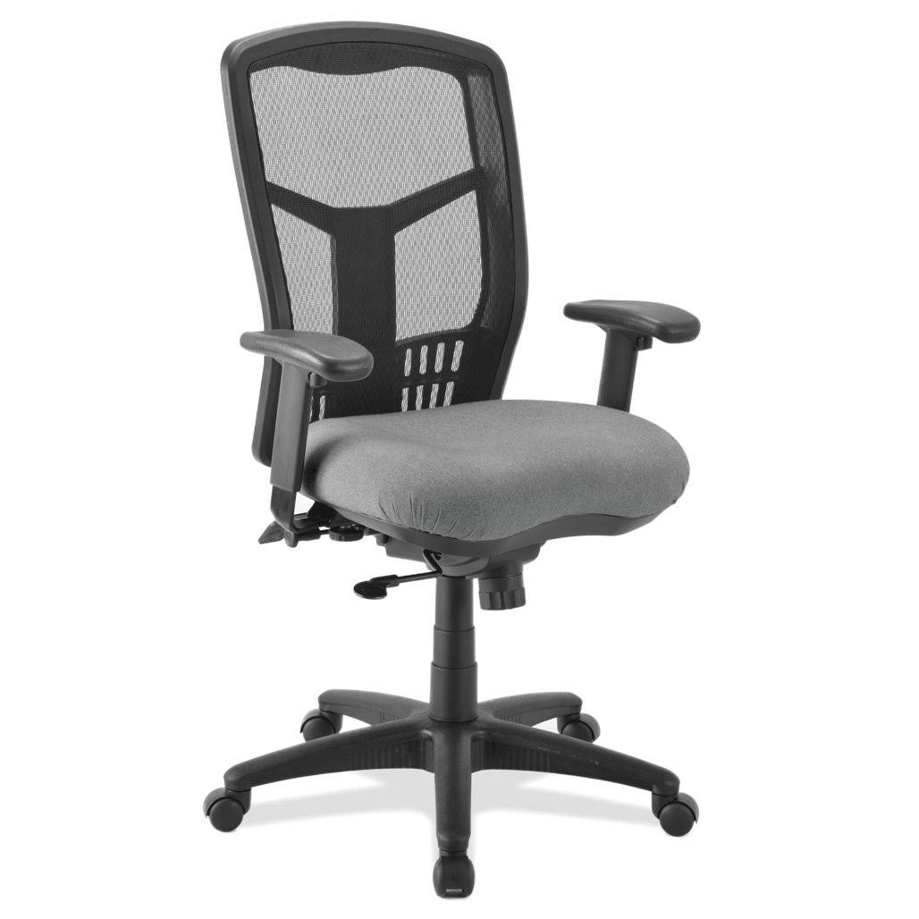Gray High Back Mesh Chair with Seat Slider S8242