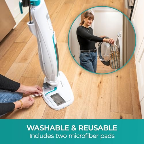 Steam Mop with 2 Washable Pads R185841