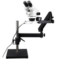3.5X-90X Articulating Stand Zoom Microscope with Fluorescent Ring Light V89210