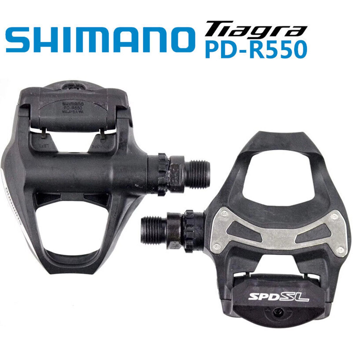 Carbon Clipless Pedals with 6 Degree Cleat B791
