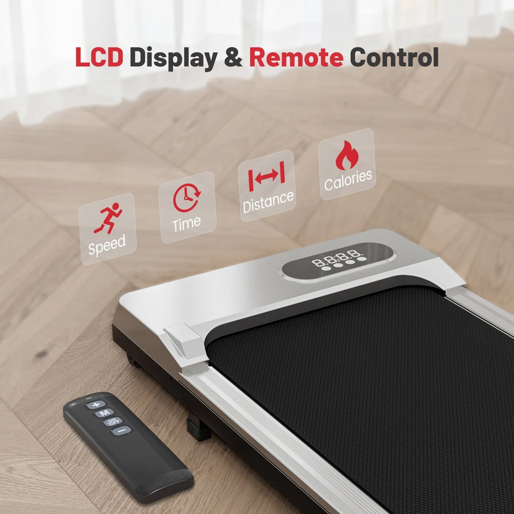 2 in 1 Under Desk Treadmill with Remote Control and LCD Display D534974