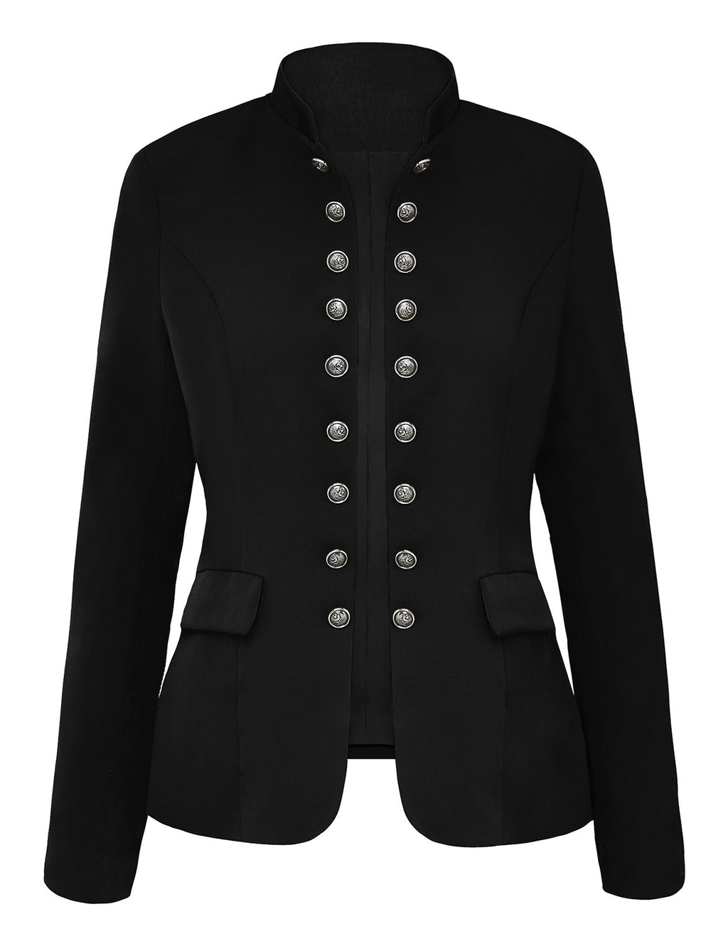 Women's Button Military Blazer Jacket Suit O308522