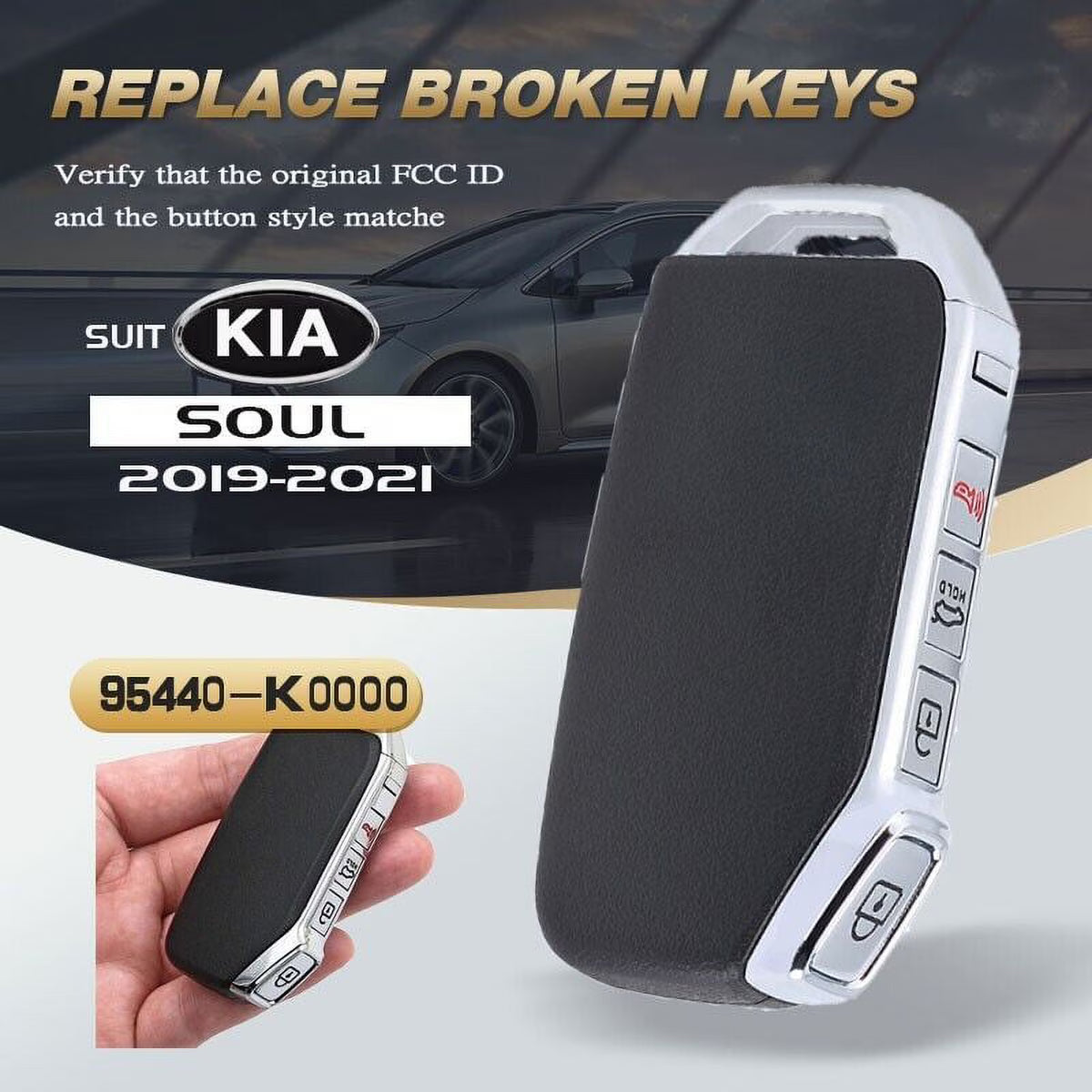 Smart Key Keyless Remote Fob D577536