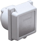 30A 125V White Power Inlet Pack of 2 X87866