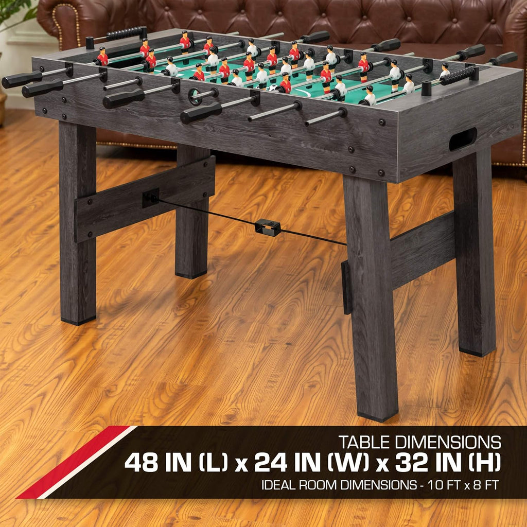 48" Mid-Size Indoor Foosball Table, Grey G1270
