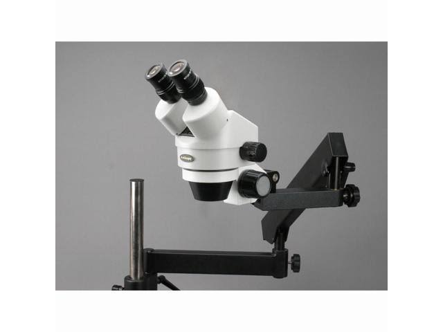 3.5X-90X Articulating Stand Zoom Microscope with Fluorescent Ring Light V89210