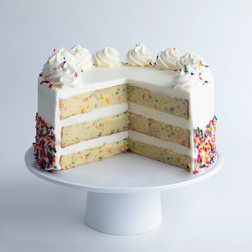 Vanilla Confetti Cake Large 10” Size D84000
