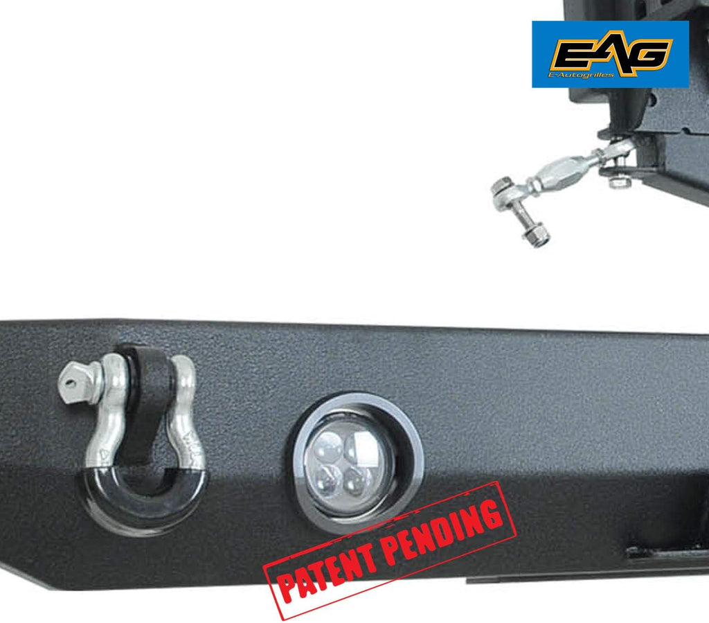 Compatible with JK Rear Bumper with Tire Carrier B230