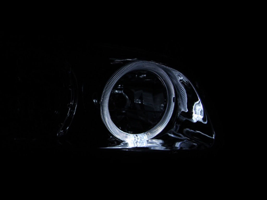 Black Halo Crystal Headlights for 2000-2001 Toyota Camry A5400