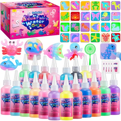 Water Elf Toy Kit, 20 Bottles 24 Molds Water Gel Craft Kit R663055