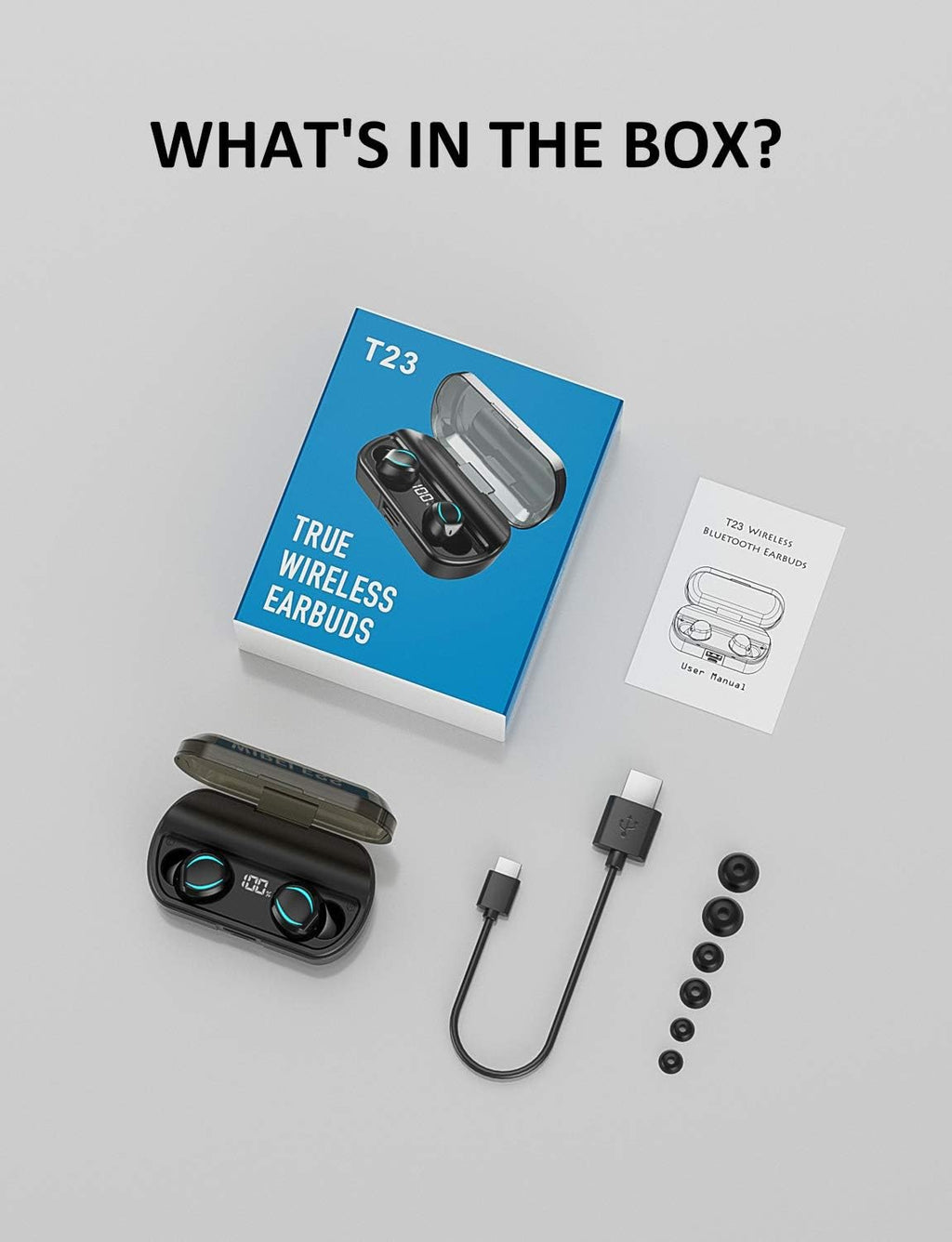 True Wireless Earbuds with Charging Case N18632