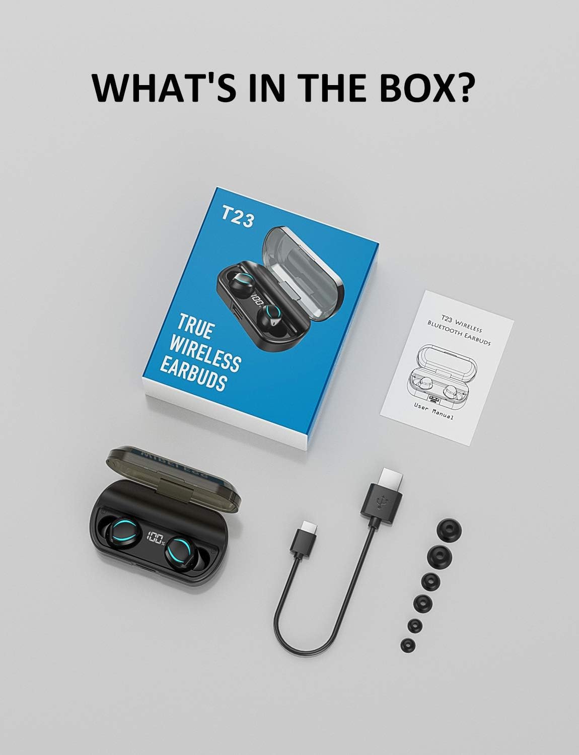 True Wireless Earbuds with Charging Case N18632