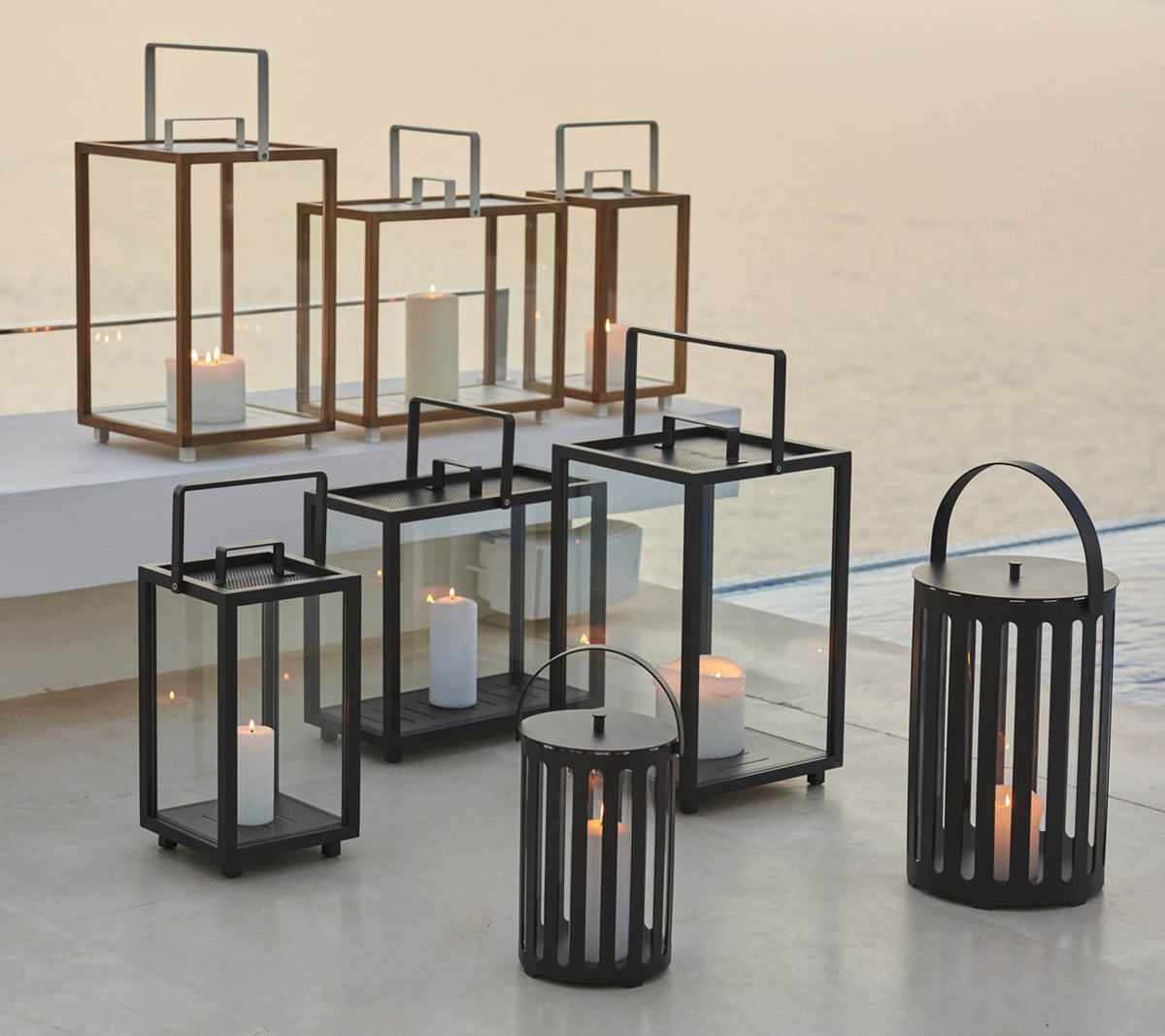 Large Teak Lantern L260910