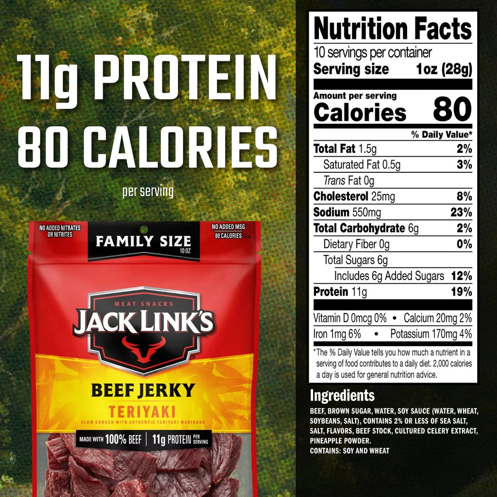 10oz Beef Teriyaki Jerky S73432