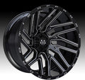 24x14 6x135/6x5.5" -76mm Black/Milled Wheel Rim V904