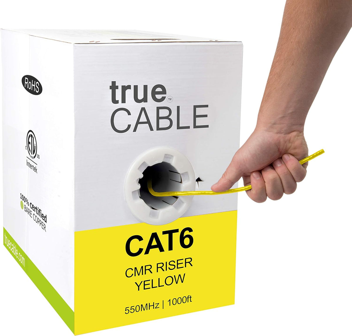 Green 1000ft Cat6 Riser Bulk Ethernet Cable E389527