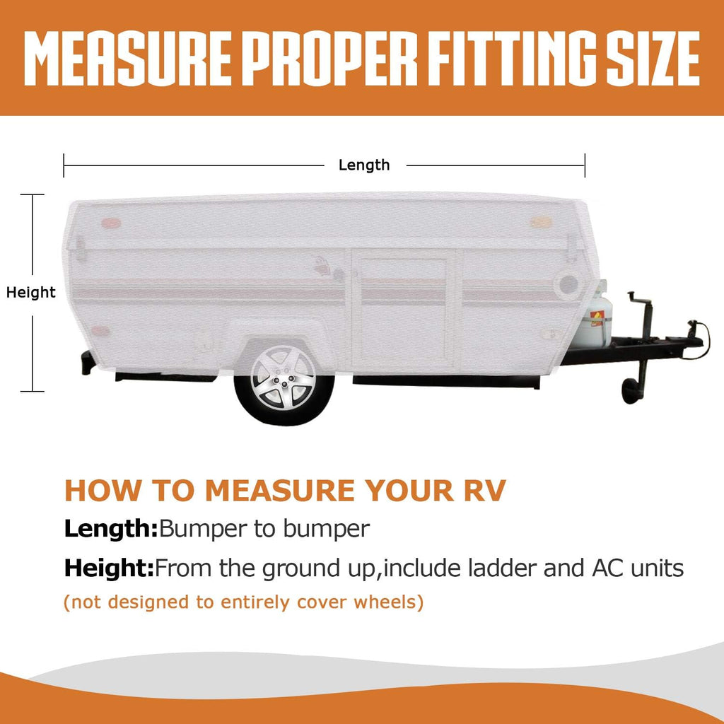 Folding Camper Cover 150D Diamond Fabric H9490