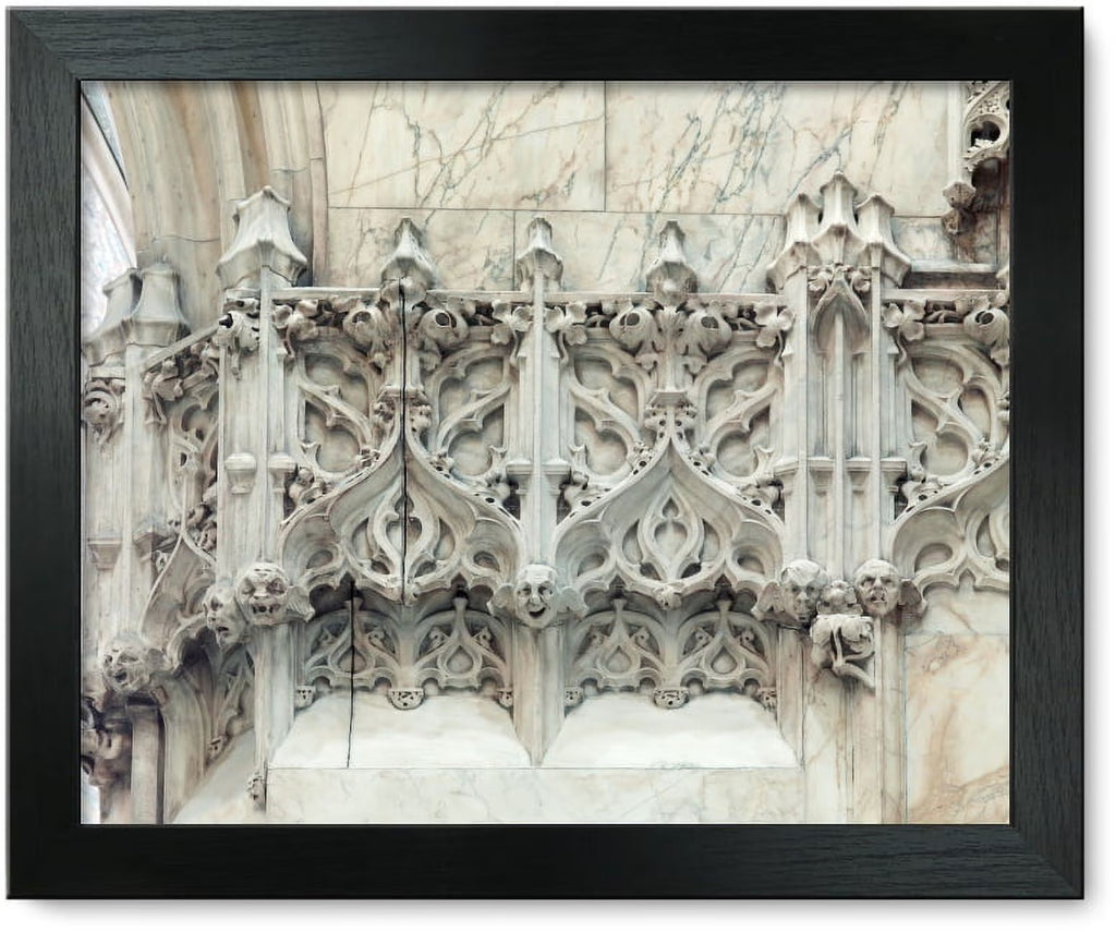 Framed Print: Architectural Details, The Woolworth Building, New York U7922