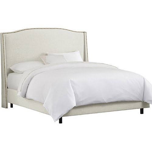 California King Upholstered Wingback Bed D218