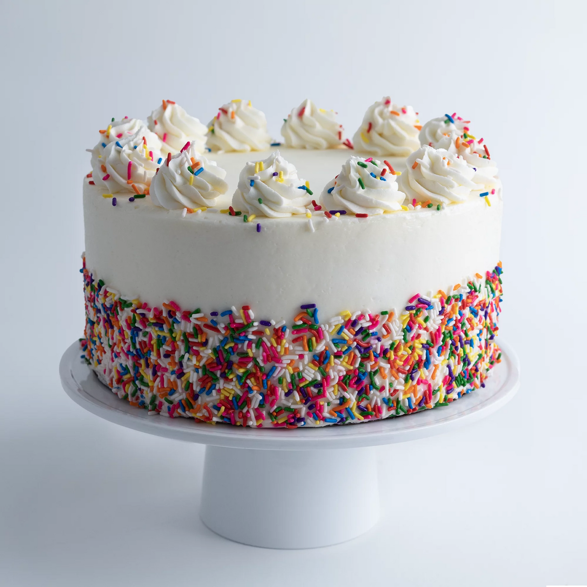 Vanilla Confetti Cake Large 10” Size D84000