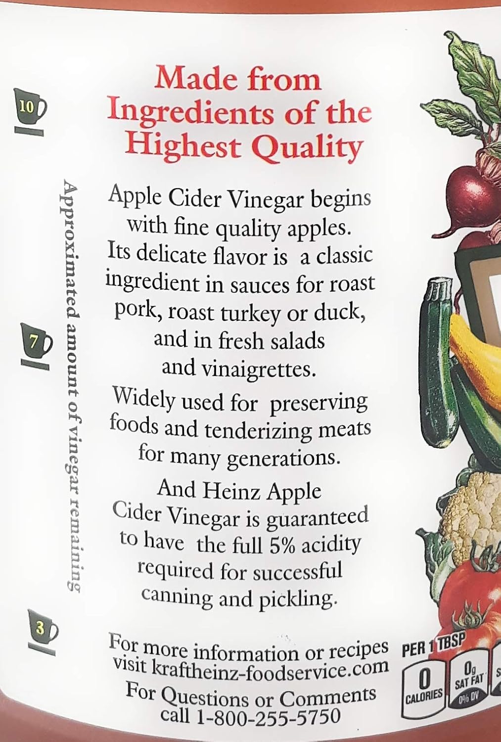Apple Cider Vinegar (1 Gallon) H184669
